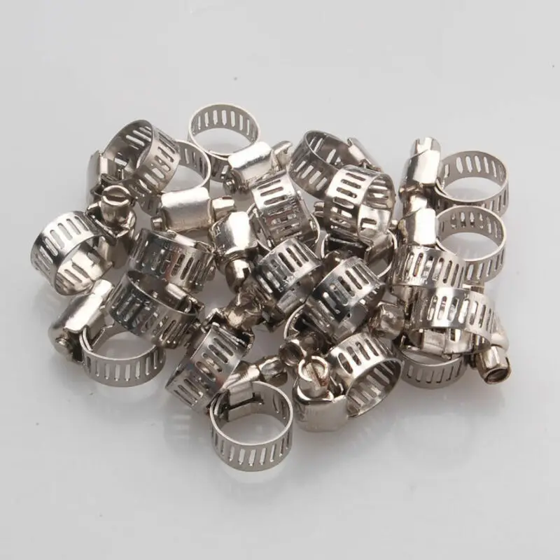 Line Clips Replacement Silver Stainless Steel Accessories Clamps Drive Fuel 1/2\"-3/4\" 20Pcs Adjustable Durable
Line Clips Replacement Silver Stainless Steel Accessories Clamps Drive Fuel 1/2\"-3/4\" 20Pcs Adjustable Durable