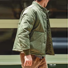 Japanese Retro Stand Collar Thickened Windproof A1 Pilot Jacket Air Force Version Tooling Single-breasted Cotton Jacket Men
Japanese Retro Stand Collar Thickened Windproof A1 Pilot Jacket Air Force Version Tooling Single-breasted Cotton Jacket Men
