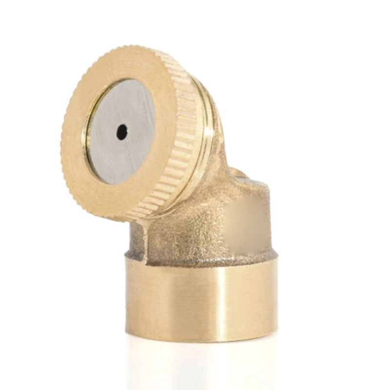Gold Brass Spray Nozzle for Garden Irrigation Adjustable Large Area Spray Quick Temperature Reduction Cool Mist
Gold Brass Spray Nozzle for Garden Irrigation Adjustable Large Area Spray Quick Temperature Reduction Cool Mist