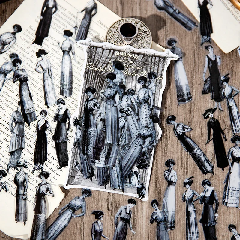 40Pcs PET Sticker Reproduction Figure School Supplies European Clothing Material Classical Package Decorative Collage 130*85MM
40Pcs PET Sticker Reproduction Figure School Supplies European Clothing Material Classical Package Decorative Collage 130*85MM