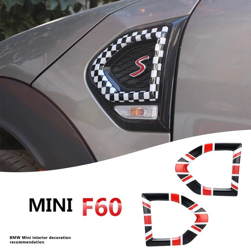 

Автомобильный боковой флип для BMW Mini Countryman F60, декоративные пластиковые наклейки из АБС-пластика, внешние автомобильные флиоресцентные стили, 2 шт.