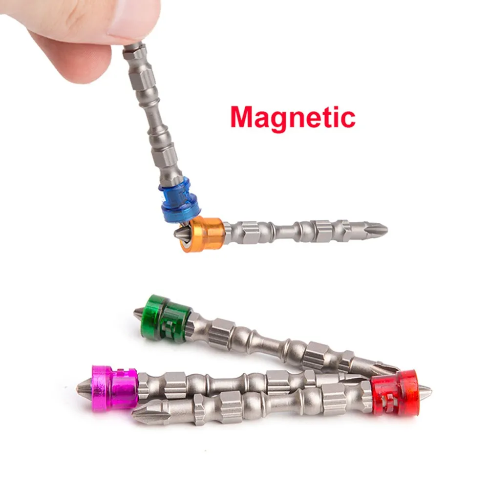 

10pcs Strong Magnetic Impact Resistant Double Head Batch Magnetic Screwdriver Bit Steel Cross Double-Headed Drill Bit 65mm