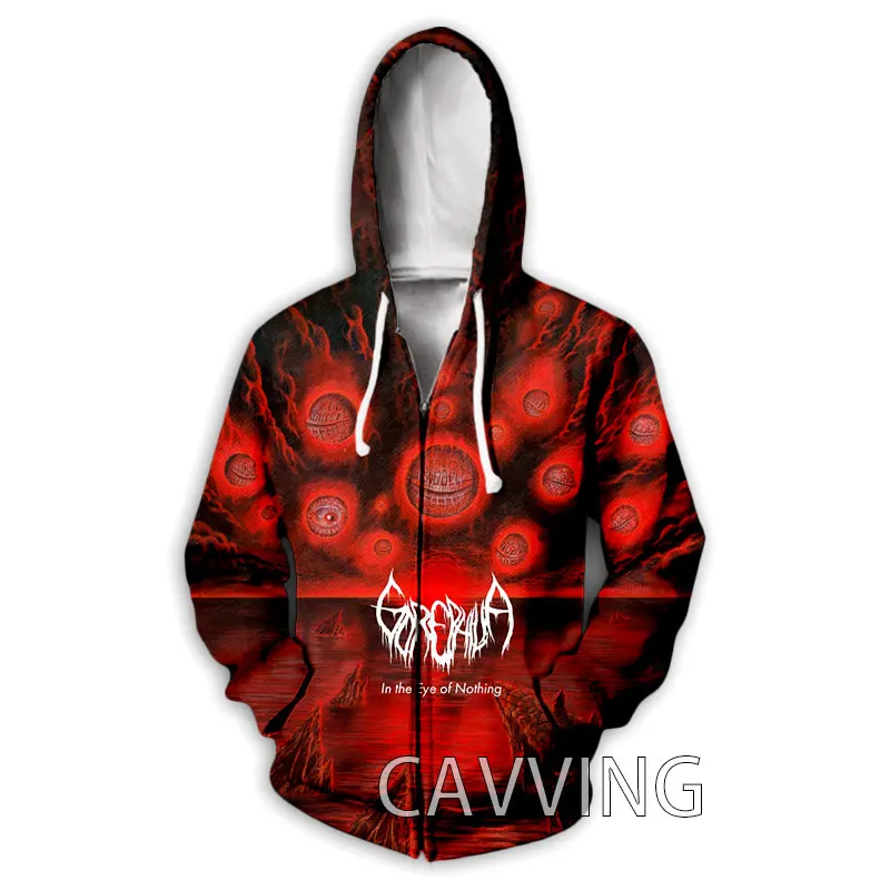 

New Fashion 3D Print Gorephilia Rock Band Zipper Hoodies Zip Up Hooded Sweatshirts Harajuku Hoodie Hip Hop Sweatshirts