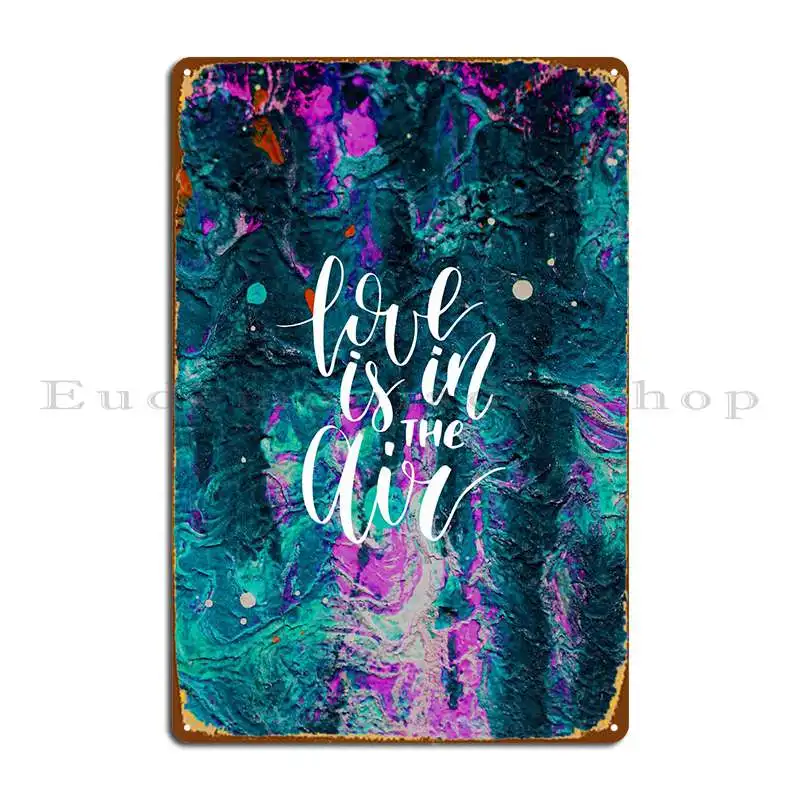 

Love Is In The Air Metal Sign Plaques Pub Wall Decor Party Club Designing Cinema Tin Sign Poster