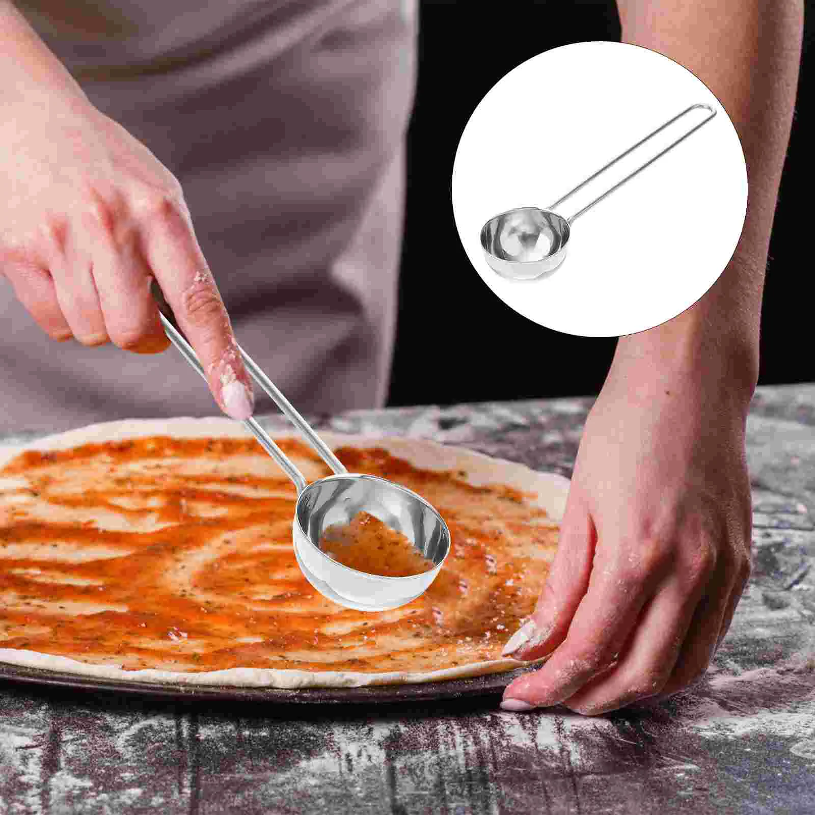 Gravy Spread Spoon Coffee Stir Spoons Household Tools Stainless Steel Pizza Sauce Spreading
Gravy Spread Spoon Coffee Stir Spoons Household Tools Stainless Steel Pizza Sauce Spreading