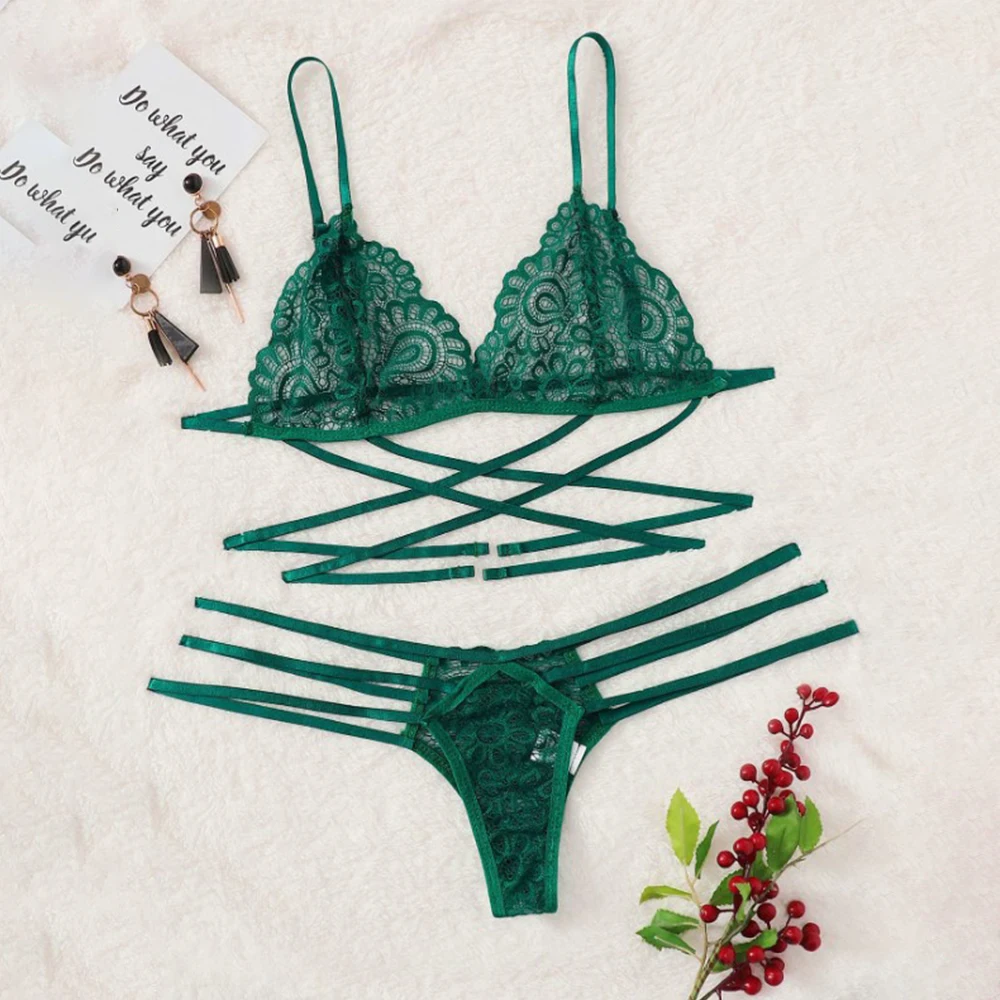Sexy Women Lace Lingerie Sets Ultrathin Hollow Nightwear See Through Underwear Erotic Apparel G-string Thong Sensual Bra Suit
Sexy Women Lace Lingerie Sets Ultrathin Hollow Nightwear See Through Underwear Erotic Apparel G-string Thong Sensual Bra Suit