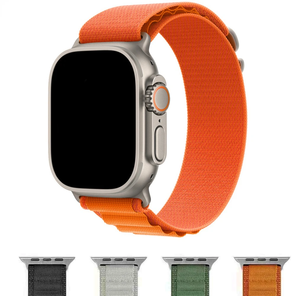 Loop Strap for Apple Watch Ultra Strap Replacement Band for iWatch Series 8 7 6 SE 5 4 woven nylon band for iWatch Ultra 49mm
Loop Strap for Apple Watch Ultra Strap Replacement Band for iWatch Series 8 7 6 SE 5 4 woven nylon band for iWatch Ultra 49mm