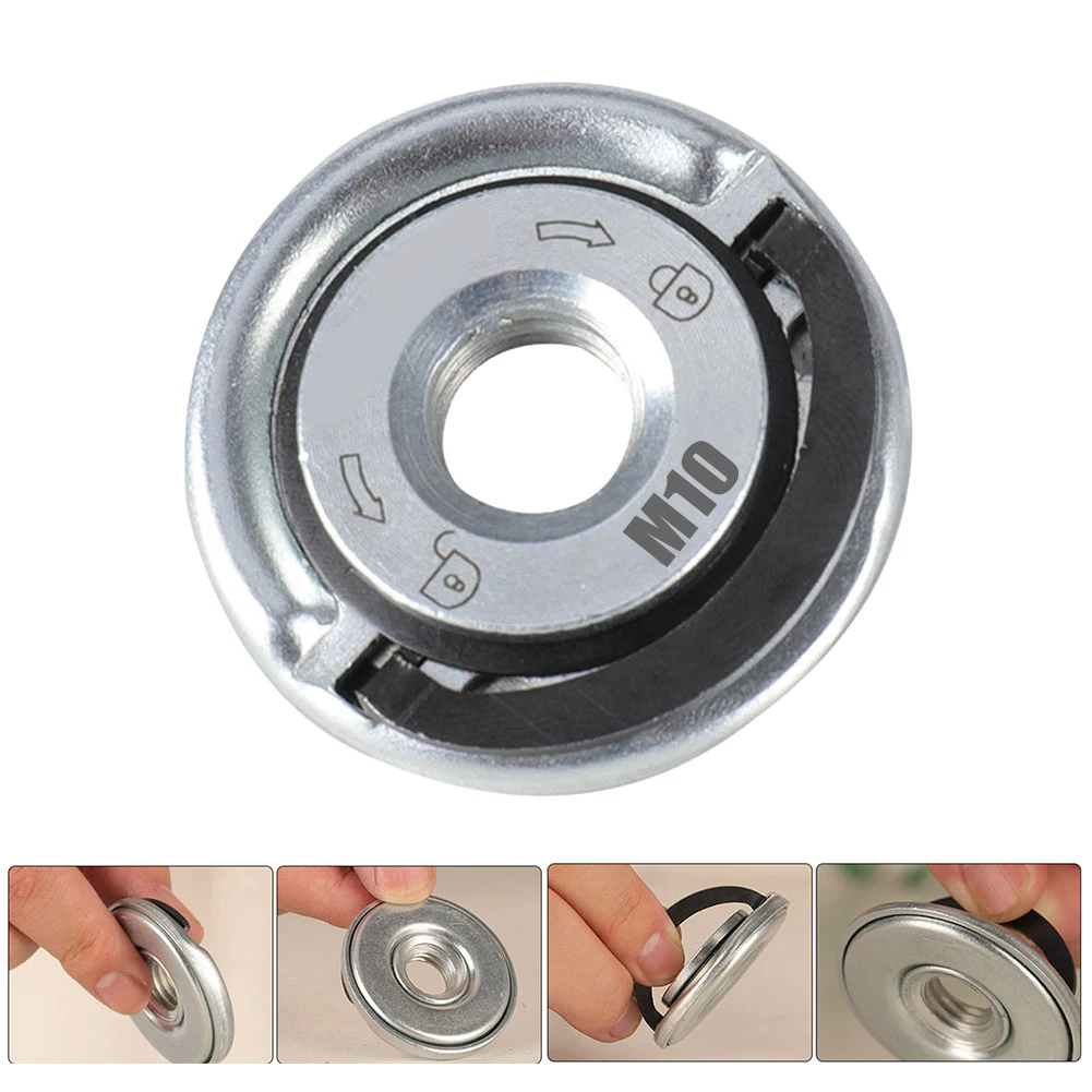 1PCS M10 Pressing Plate Metal Quick Release Flange Nut Power Chuck Self-Locking Grinder Pressing Plate For Cutting Tool Parts
1PCS M10 Pressing Plate Metal Quick Release Flange Nut Power Chuck Self-Locking Grinder Pressing Plate For Cutting Tool Parts