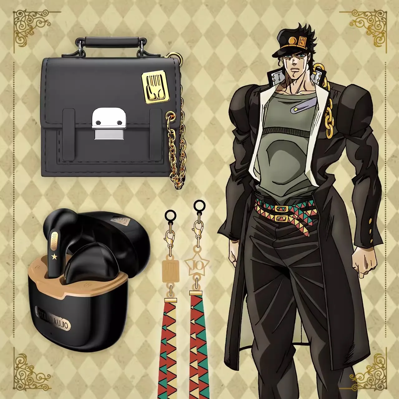 JoJos Bizarre Adventure Wireless Bluetooth 5.2 Headphone Pro Noise Cancellation HIFI Earbuds Cosplay Prop
JoJos Bizarre Adventure Wireless Bluetooth 5.2 Headphone Pro Noise Cancellation HIFI Earbuds Cosplay Prop