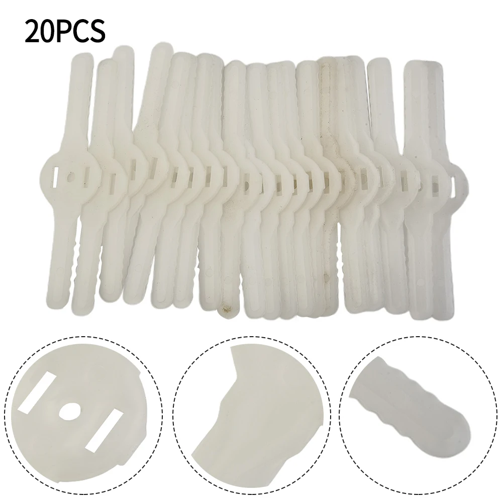 20PCS Garden Lawn Mowers Replacement Plastic Cutter Blades For Electric Cordless Trimmers Garden Tools Accessories
20PCS Garden Lawn Mowers Replacement Plastic Cutter Blades For Electric Cordless Trimmers Garden Tools Accessories