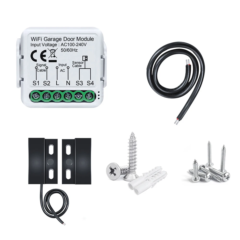 Breaker Circuit Breaker 50/6OHz Garage Door WiFi Module IEEE 802.11b/Gyn IP20 Smart Switch On-Off WiFi Garage Door Controller
Breaker Circuit Breaker 50/6OHz Garage Door WiFi Module IEEE 802.11b/Gyn IP20 Smart Switch On-Off WiFi Garage Door Controller
