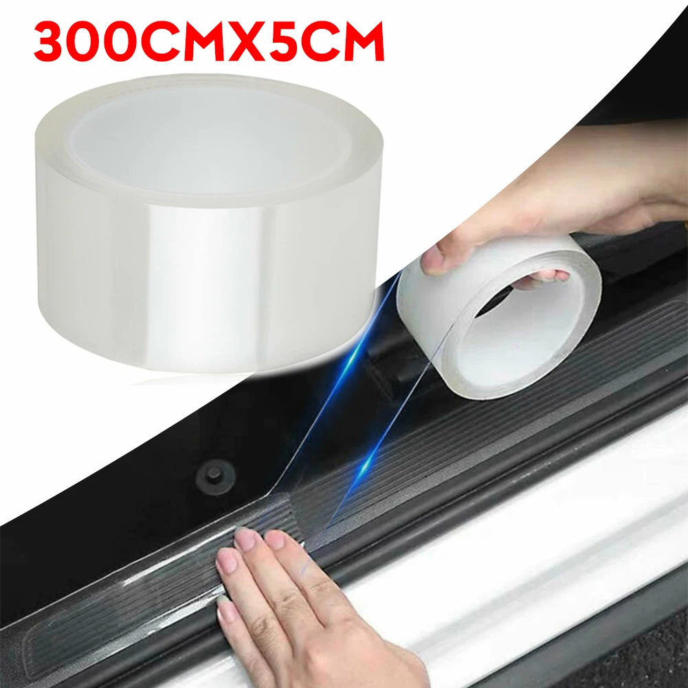 1pc Transparent Protector Protection Sill Scuff Cover Car Door Plate Sticker Bumper Body Anti-Scratch Strip Replacement Part
1pc Transparent Protector Protection Sill Scuff Cover Car Door Plate Sticker Bumper Body Anti-Scratch Strip Replacement Part