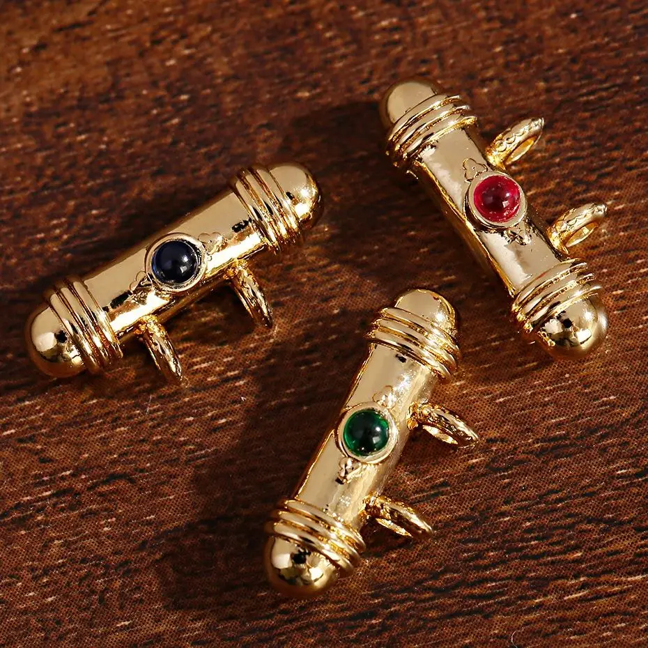 Twin Two Hole Charm Green Red Black Color Pendant 2022 New Real Gold Plated Jewelry Accessories for DIY Necklaces Making
Twin Two Hole Charm Green Red Black Color Pendant 2022 New Real Gold Plated Jewelry Accessories for DIY Necklaces Making