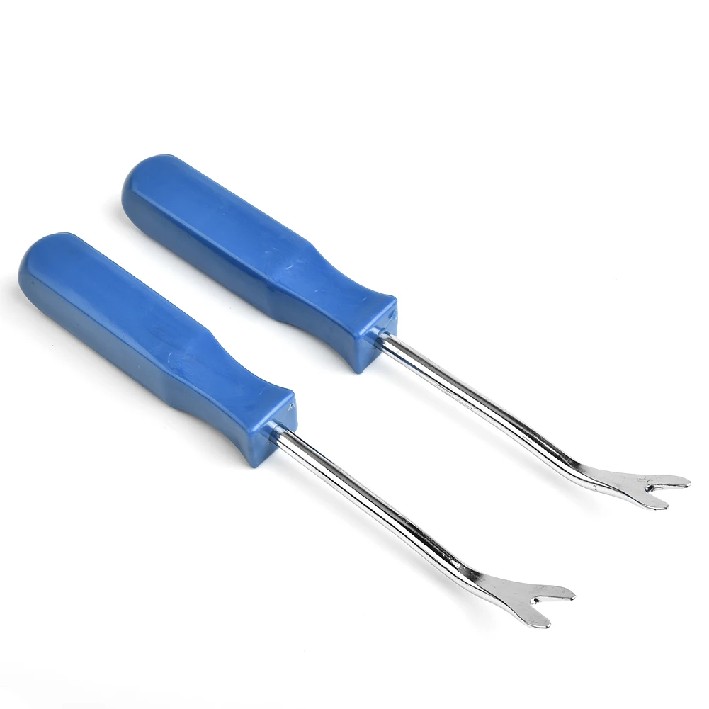 2pc Car Removal Tool Blue Car Door Trim Panel Fastener Nail Puller Removal Open Pry Tool Clip Plier 8.07in Quickly Remove
2pc Car Removal Tool Blue Car Door Trim Panel Fastener Nail Puller Removal Open Pry Tool Clip Plier 8.07in Quickly Remove
