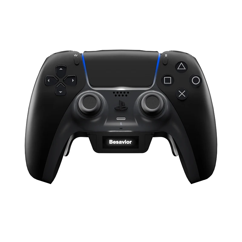 

Besavior PS5 Elite Controller 4 Back Buttons & Interchangeable Thumbsticks & Hair Triggers Compatible with ps5 FPS Gamepad