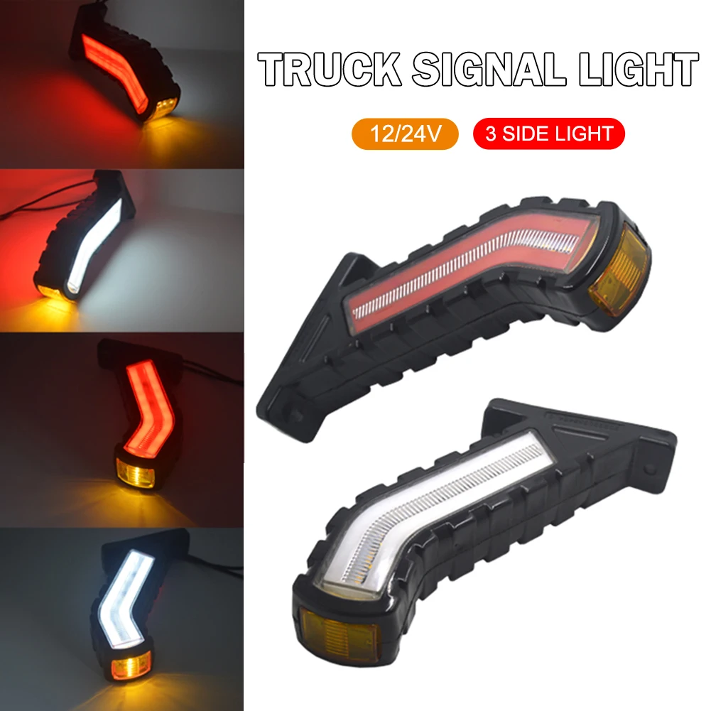 2Pcs 12V 24V Truck Side Marker Light Car LED Turn Signal Light Auto Warning Lamp For SUV Bus Boat Trailer Truck Motorcycle
2Pcs 12V 24V Truck Side Marker Light Car LED Turn Signal Light Auto Warning Lamp For SUV Bus Boat Trailer Truck Motorcycle