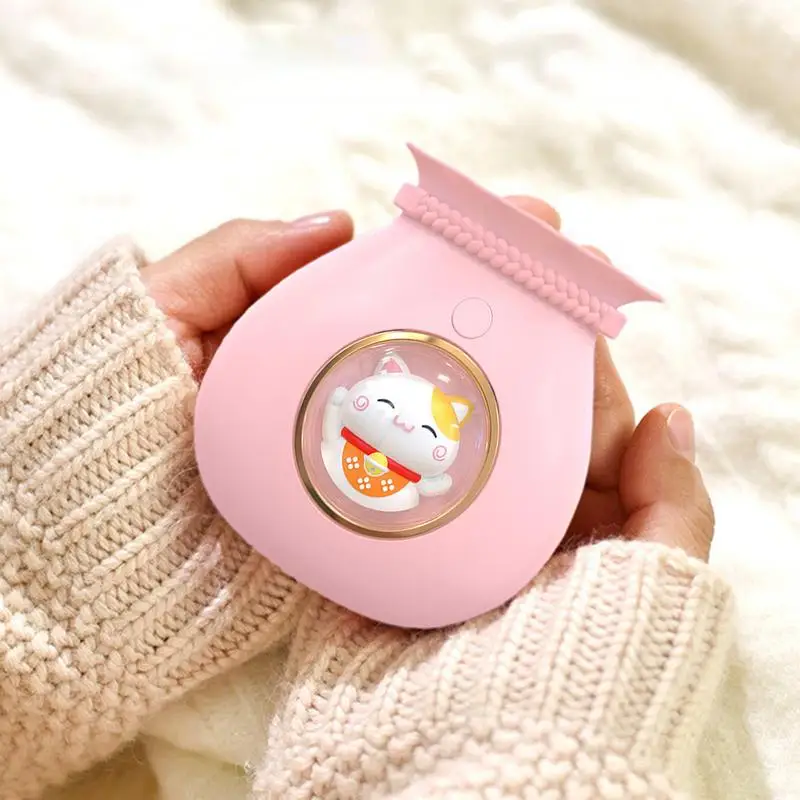 

Cute Hand Warmer USB Rechargeable Hand Warmer Gadgets Mini Portable Fast Heating Pocket Power Bank Fot Outddor Gifts Accessories