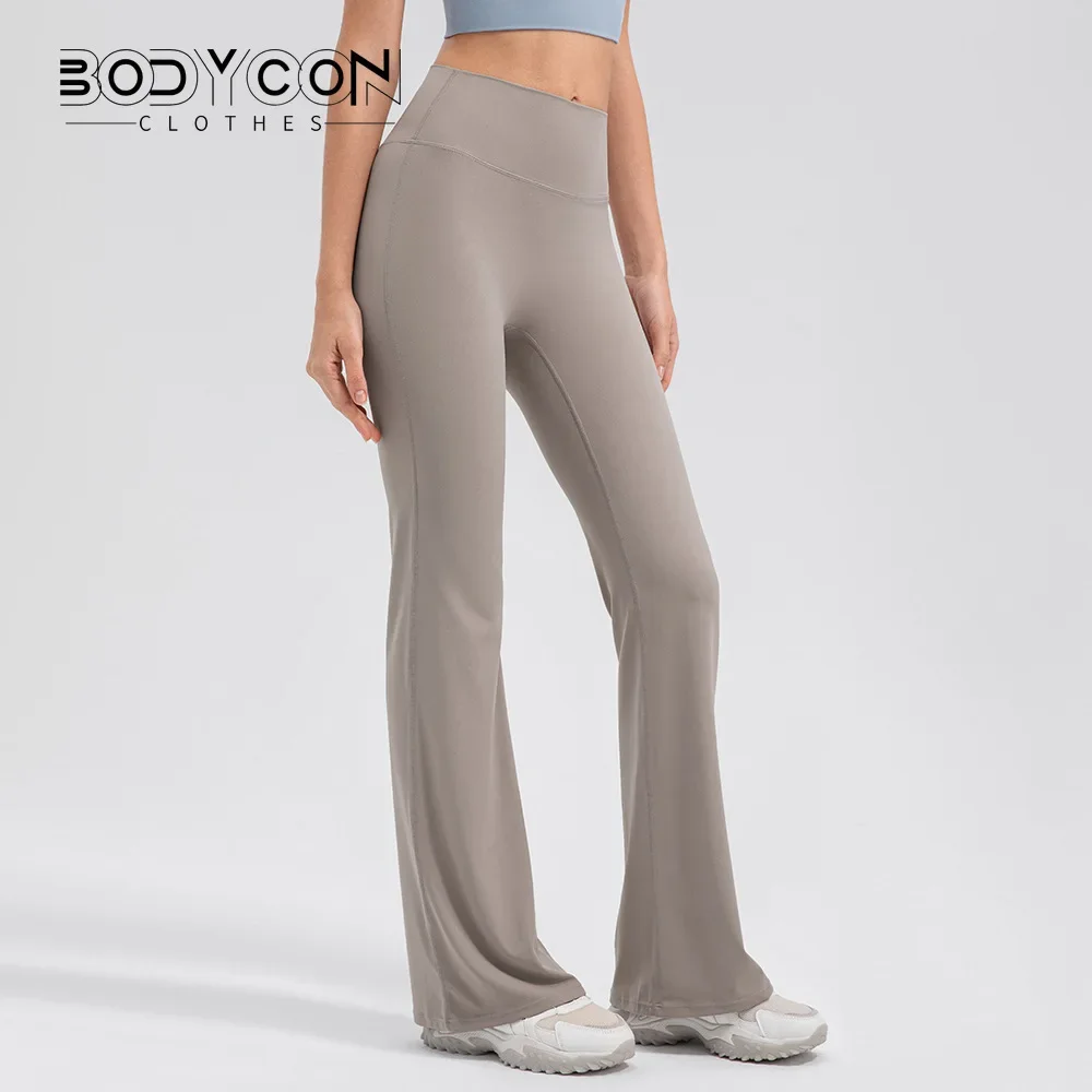 High Waist Flare Pants Women Ribbed Seamless Flare Leggings Solid Color High Elastic Casual Streetwear Yoga Work Pants For Women
High Waist Flare Pants Women Ribbed Seamless Flare Leggings Solid Color High Elastic Casual Streetwear Yoga Work Pants For Women