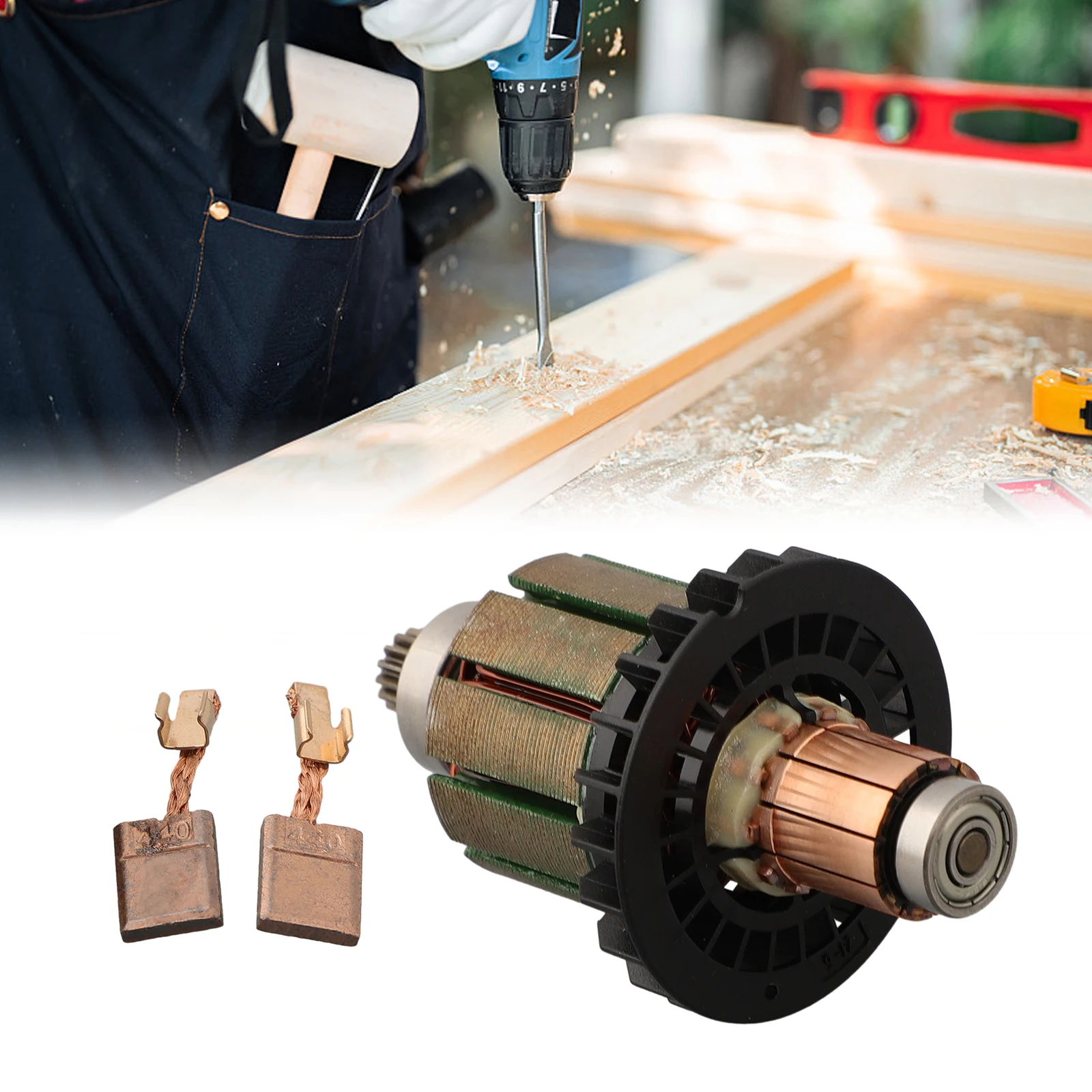 Armature Rotor For Makita DHP482 BHP482 DDF482 XPH10 DF482D DHP482RME DHP482RAE DHP482RFE DDF482Z Power Tools Accessories
Armature Rotor For Makita DHP482 BHP482 DDF482 XPH10 DF482D DHP482RME DHP482RAE DHP482RFE DDF482Z Power Tools Accessories