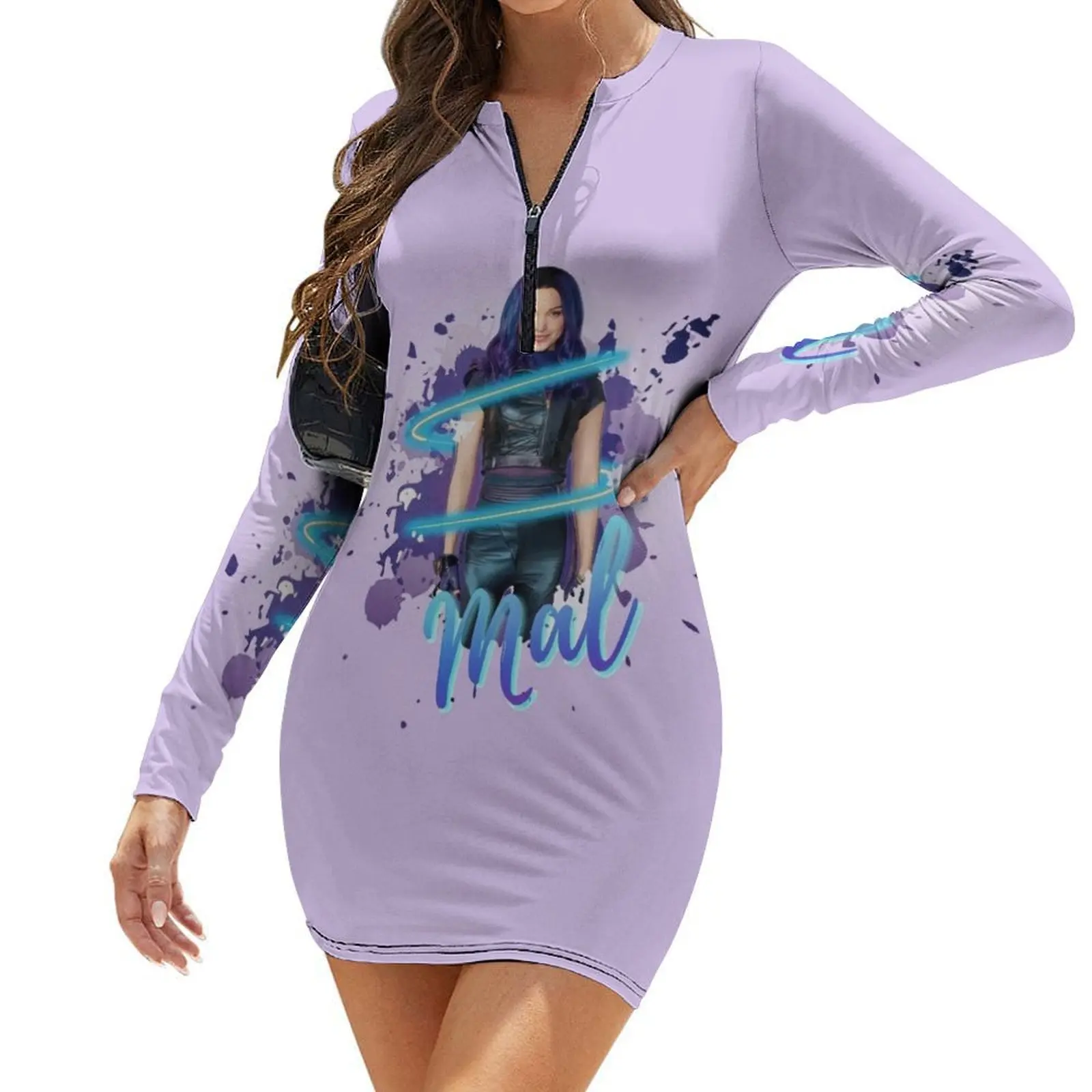 Mal - Descendants 3 Long-Sleeve Bodycon Dress womens clothing ladies dresses for special occasion
Mal - Descendants 3 Long-Sleeve Bodycon Dress womens clothing ladies dresses for special occasion
