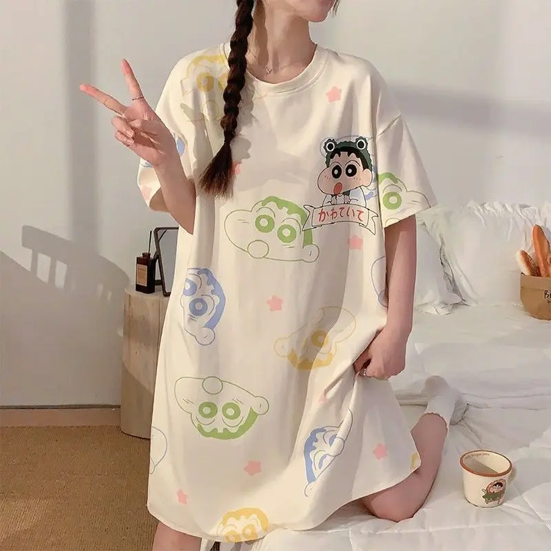 Kawaii мультфильм пижама юбка Crayon Shin-Chans аниме летняя Домашняя одежда мягкая удобная Shin-Chan пижама юбка креативные подарки для девочек
Kawaii мультфильм пижама юбка Crayon Shin-Chans аниме летняя Домашняя одежда мягкая удобная Shin-Chan пижама юбка креативные подарки для девочек