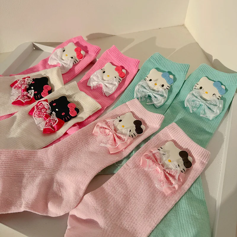 1Pcs New Hello Kitty Socks Kawaii Anime Korean Sweet Soft Comfortable Women Versatile Mid-Calf Socks Dopamine Trendy Socks Gifts
1Pcs New Hello Kitty Socks Kawaii Anime Korean Sweet Soft Comfortable Women Versatile Mid-Calf Socks Dopamine Trendy Socks Gifts