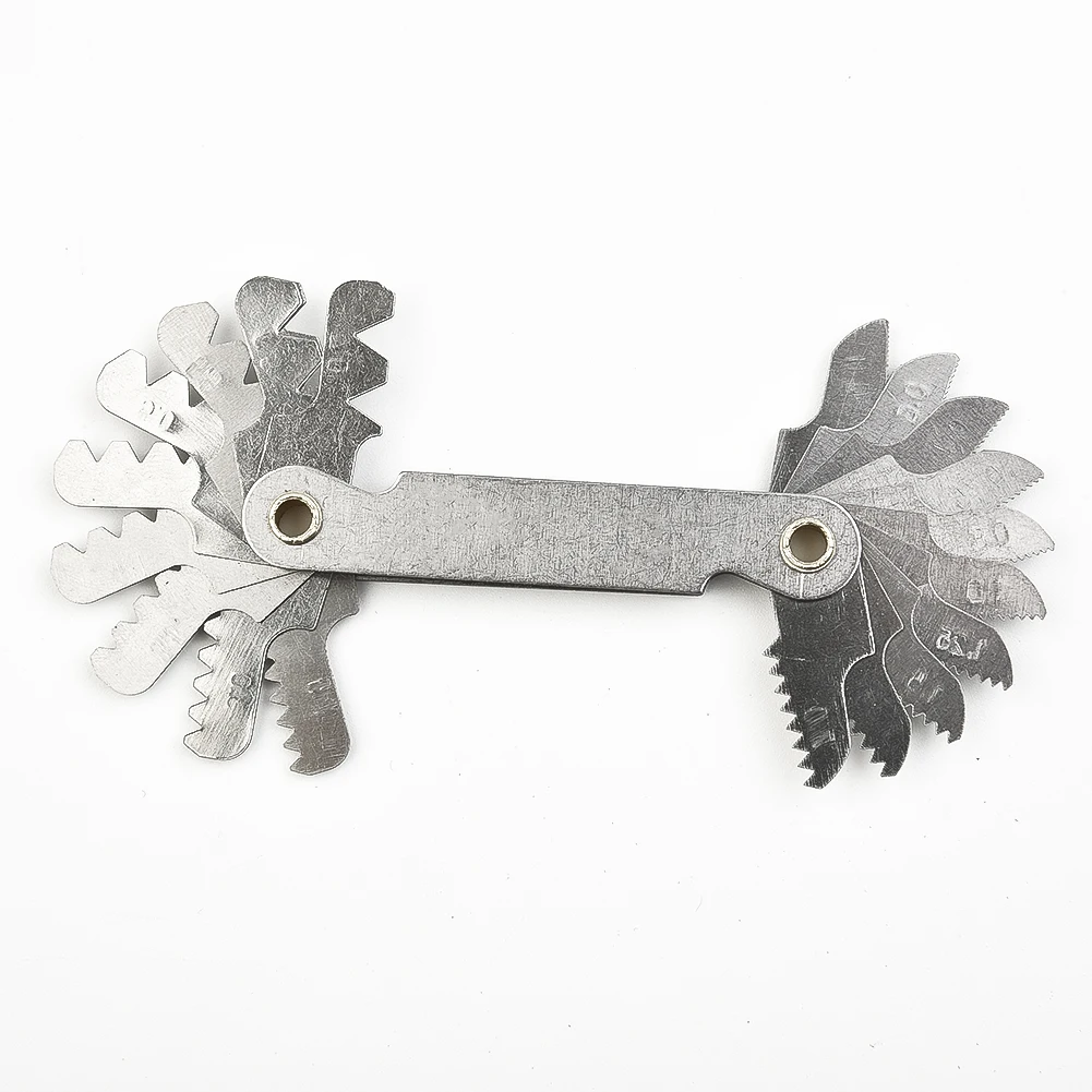 Screw Thread Measuring Pitch Gauges 60/55 Degree Metric Inch Plug Gauge Blade Gear Tooth Lathe Center Measurement Hand Tool
Screw Thread Measuring Pitch Gauges 60/55 Degree Metric Inch Plug Gauge Blade Gear Tooth Lathe Center Measurement Hand Tool