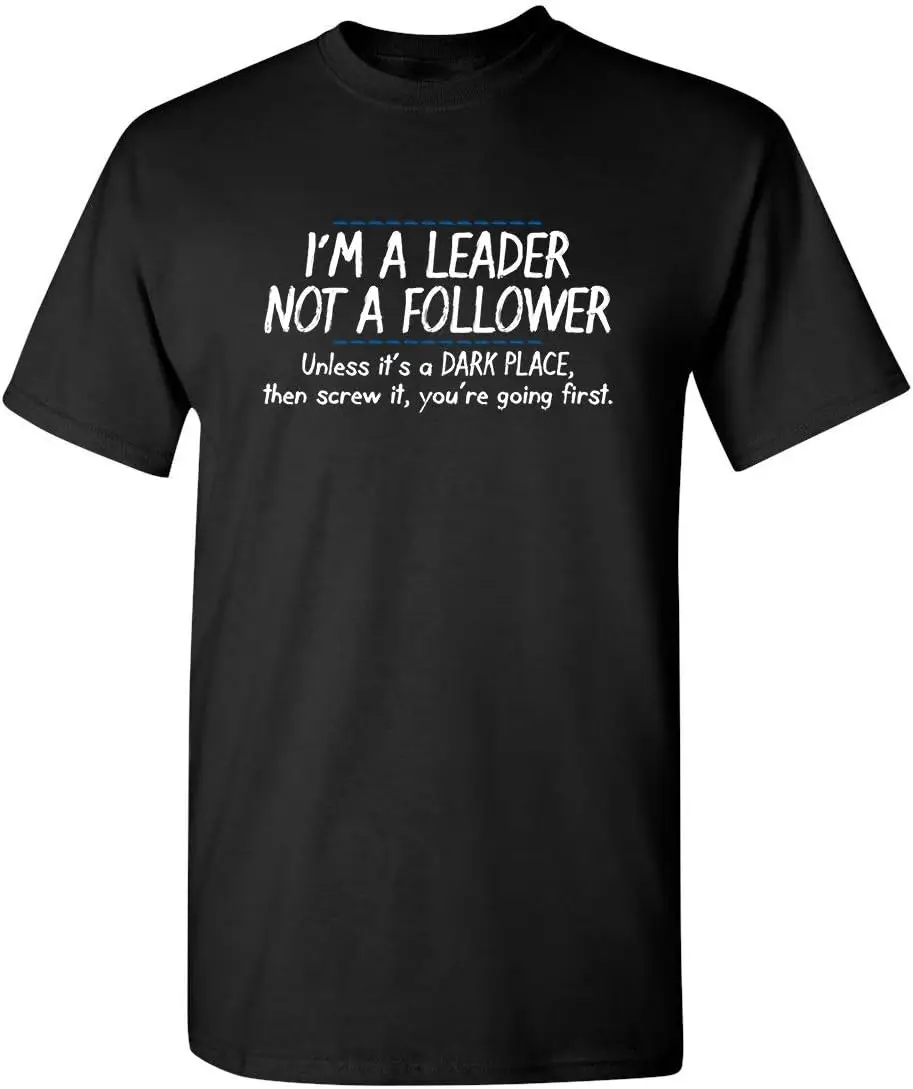 I'm A Leader Graphic, новинка, забавная саркастическая футболка, аниме Графические футболки для мужчин и женщин
I'm A Leader Graphic, новинка, забавная саркастическая футболка, аниме Графические футболки для мужчин и женщин