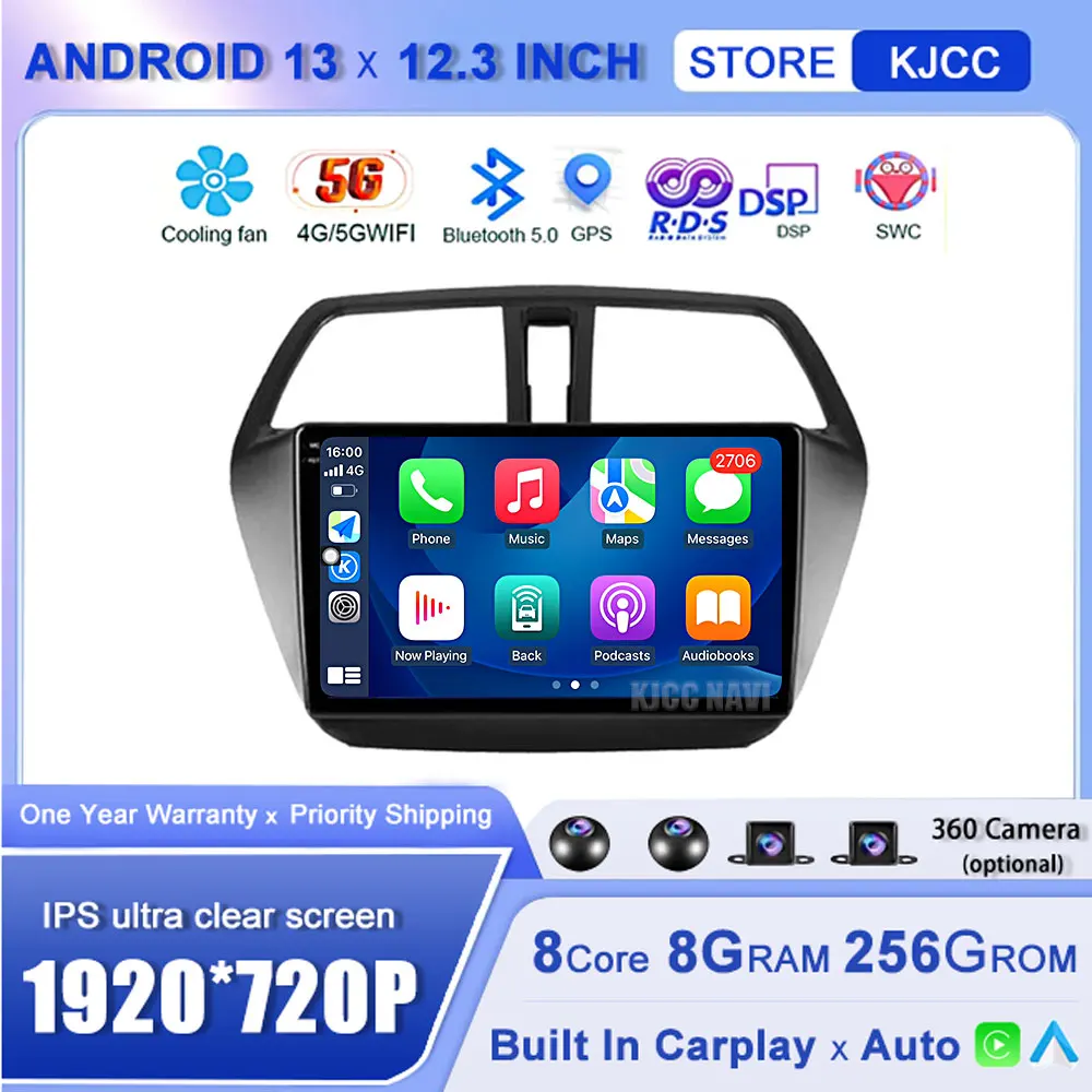 Автомагнитола 9 дюймов для Suzuki S Cross SX4 2012 - 2017 Android 13 DSP, радио, видео, мультимедиа, стерео, DSP, GPS-навигация
Автомагнитола 9 дюймов для Suzuki S Cross SX4 2012 - 2017 Android 13 DSP, радио, видео, мультимедиа, стерео, DSP, GPS-навигация