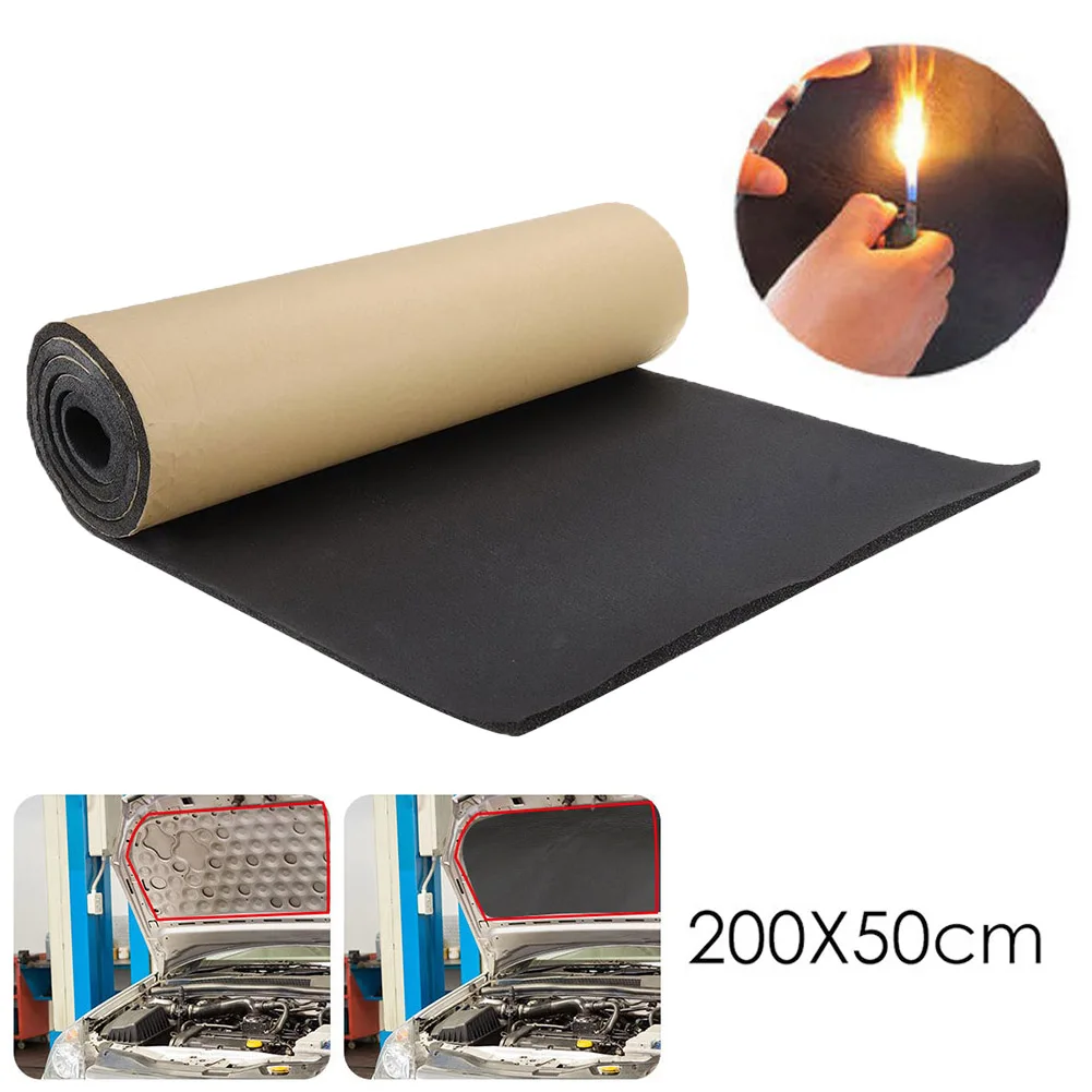 200x50cm Car Sound Deadener Mat 3/6MM Sound Absorption Noise Heat Deadening Soundproof Dampening Mat For Car Hood Engine Door
200x50cm Car Sound Deadener Mat 3/6MM Sound Absorption Noise Heat Deadening Soundproof Dampening Mat For Car Hood Engine Door