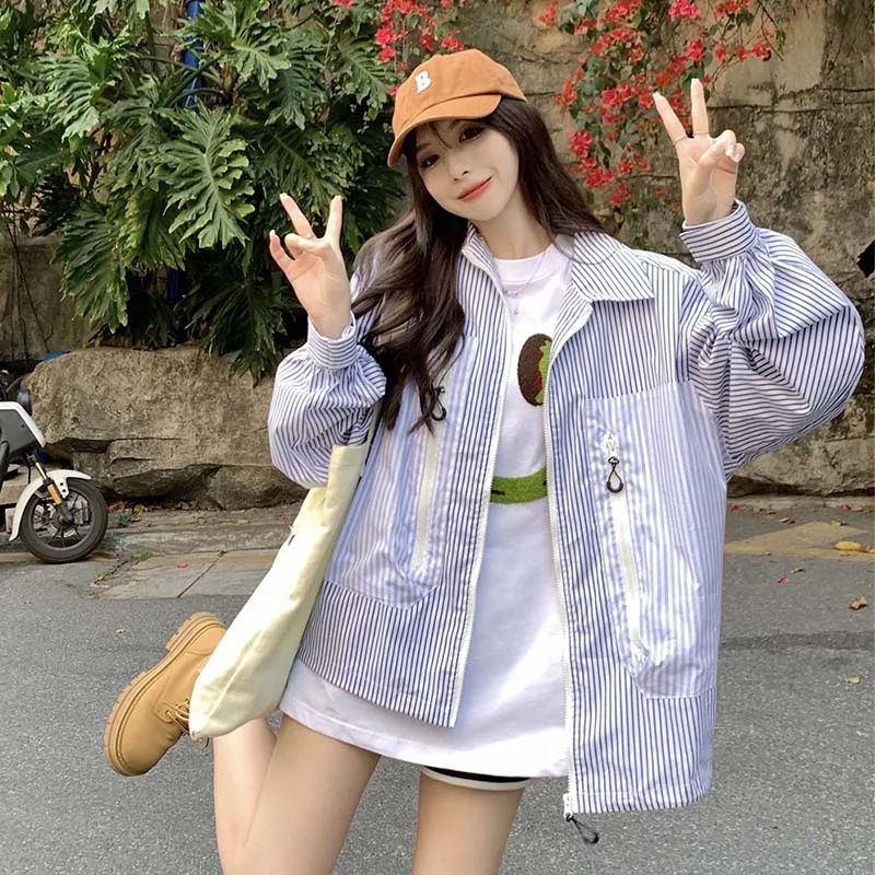 2023 Lapel Coat For Women Japanese Vintage Patchwork Striped Loose Free Shipping
2023 Lapel Coat For Women Japanese Vintage Patchwork Striped Loose Free Shipping
