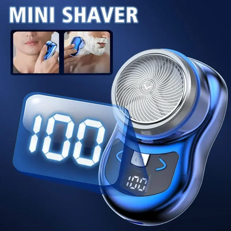 Portable Mini Electric Rechargeable Shaver Digital Power Display Mens Razor Waterproof Cordless Razor Beard Shaver for Face Body
Portable Mini Electric Rechargeable Shaver Digital Power Display Mens Razor Waterproof Cordless Razor Beard Shaver for Face Body
