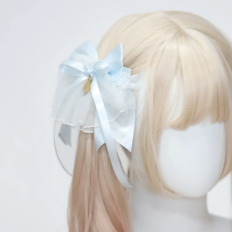 Lolita Headwear Sweet Pink/Blue Handcrafted Bow Clip Elegant Bow Ribbon Lolita Love JK Headwear Anime Lolita Hair Accessory
Lolita Headwear Sweet Pink/Blue Handcrafted Bow Clip Elegant Bow Ribbon Lolita Love JK Headwear Anime Lolita Hair Accessory