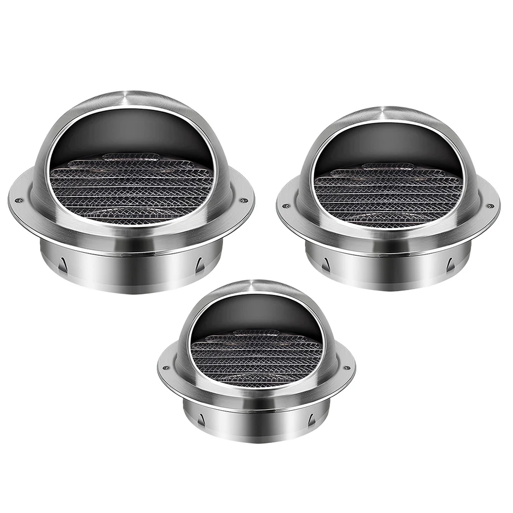 

High Quality Vent Cap For Wall Vents For Tumble Dryer Hose Hemispherical Hood Stainless Steel With Pest Screens