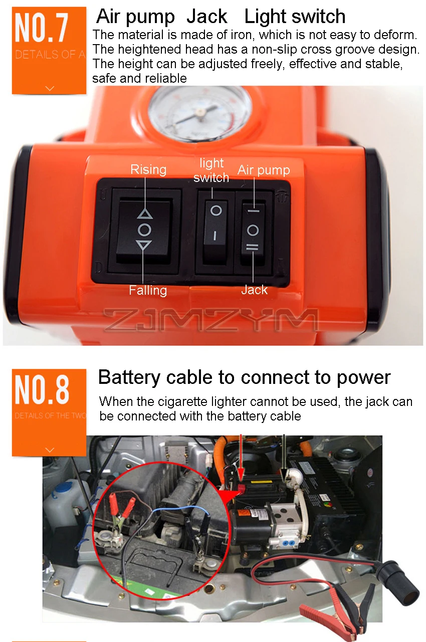 kit gato hidraulico eléctrico para carro 4 en 1 de 5 toneladas, de 12V con bomba infladora, luz LED para herramienta de reparación de neumáticos de camión y coche 14 gato hidraulico eléctrico para carro kit gato hidraulico eléctrico para carro 4 en 1 de 5 toneladas, de 12V con bomba infladora, luz LED para herramienta de reparación de neumáticos de camión y coche » gato hidraulico eléctrico para carro