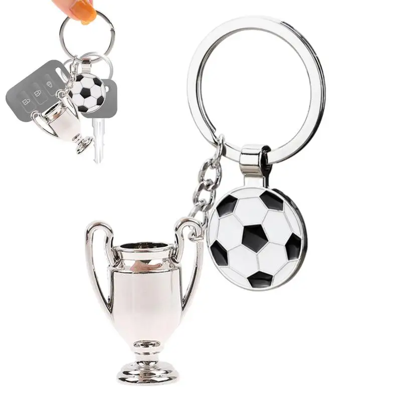 

Football Keychain Party Favors Keychains For Men Women Zinc Alloy Unique Key Ring Toys Sports Keychain With Cute Pendants decor