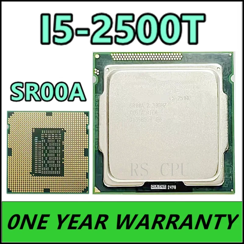 

i5-2500T i5 2500T SR00A Processor 6M Cache, 2.3 GHz LGA1155 Desktop CPU 45W I5 2500T