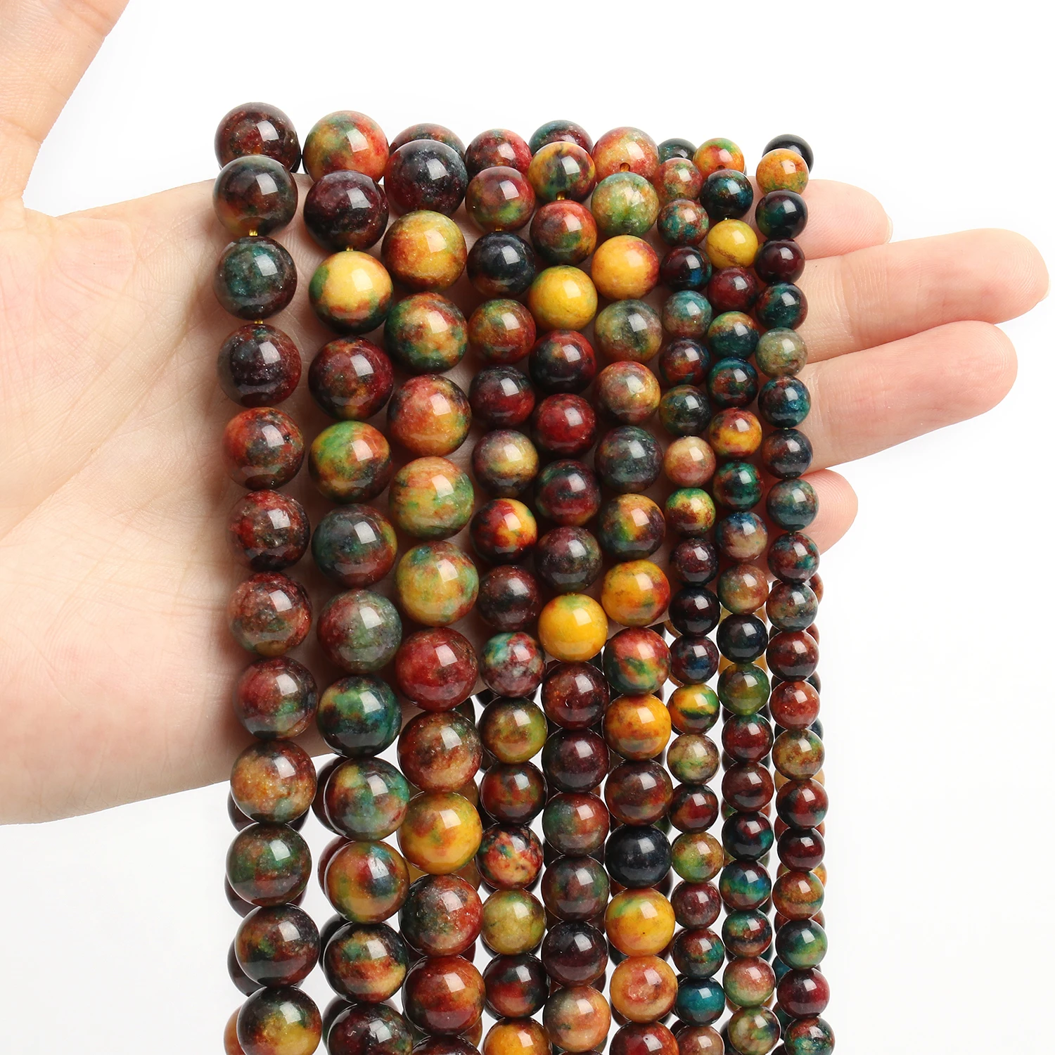 Natural Colorful Dragon Vein Agate Beads Round Loose Spacer Beads Fasion Jewelry Making Diy Bracelet Necklace Accessory Supplies
Natural Colorful Dragon Vein Agate Beads Round Loose Spacer Beads Fasion Jewelry Making Diy Bracelet Necklace Accessory Supplies