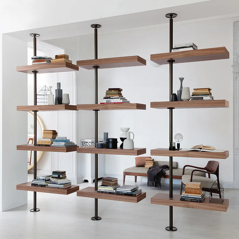

Living room creative simple decoration bookshelf wall-hung multi-layer display design sense hanging space-saving shelf