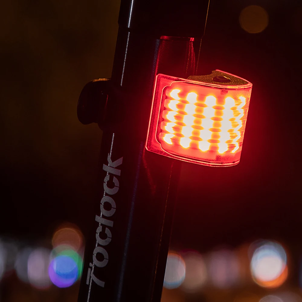 

Велосипедный задний фонарь ROCKBROS IPX3, водонепроницаемый светодиодный велофонарь с зарядкой от USB, предупреждающий фонарь, пять режимов, Аксессуары для велосипеда