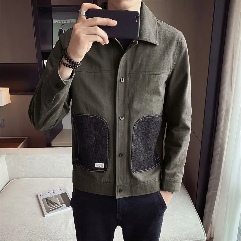 Luxury Brand Men Bomber Jacket Spring Autumn Coat Multi-pocket Single-breasted Korean Casual Outerwear Windbreaker Military
Luxury Brand Men Bomber Jacket Spring Autumn Coat Multi-pocket Single-breasted Korean Casual Outerwear Windbreaker Military