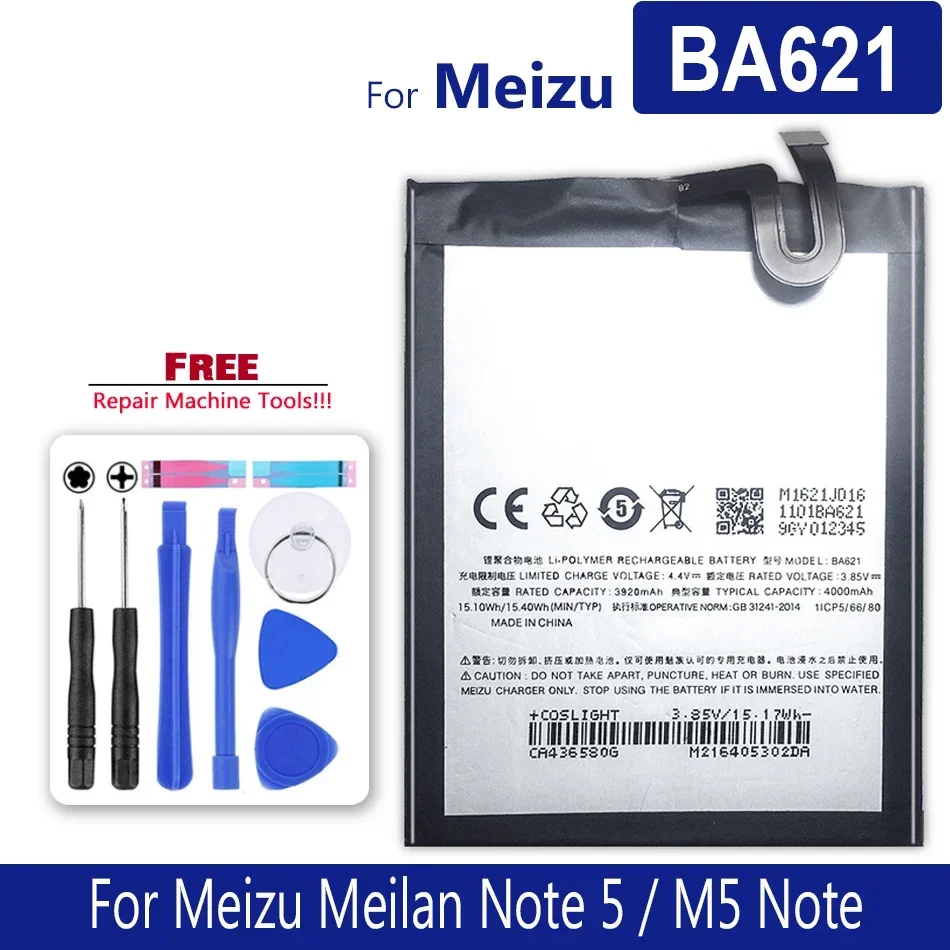4000 мАч, BA621, аккумулятор для Meizu Meilan Note 5, M5 Note, M5Note, Note5, номер отслеживания поставки
4000 мАч, BA621, аккумулятор для Meizu Meilan Note 5, M5 Note, M5Note, Note5, номер отслеживания поставки