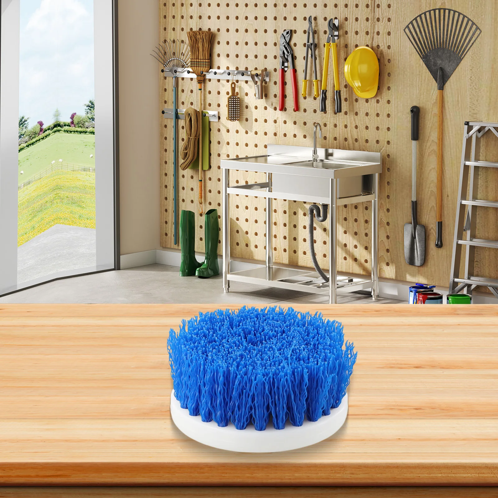 60mm Bristle Drill Powered Brush Head For Cleaning Car Carpet Bath Fabric Sofa Drill Brush Home Toilet Cleaning Tools
60mm Bristle Drill Powered Brush Head For Cleaning Car Carpet Bath Fabric Sofa Drill Brush Home Toilet Cleaning Tools