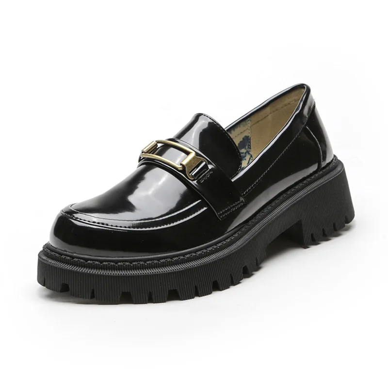 Small Leather Fur Skin Breathe Shoes Women's British Style New Thick Sole Loafers Autumn Soft Black Flat Spring And
Small Leather Fur Skin Breathe Shoes Women's British Style New Thick Sole Loafers Autumn Soft Black Flat Spring And