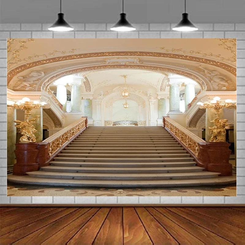 Luxurious Palace Stairway Photography Backdrop Interior Opera Theatre Medieval European Architecture Background Girls Portrait
Luxurious Palace Stairway Photography Backdrop Interior Opera Theatre Medieval European Architecture Background Girls Portrait