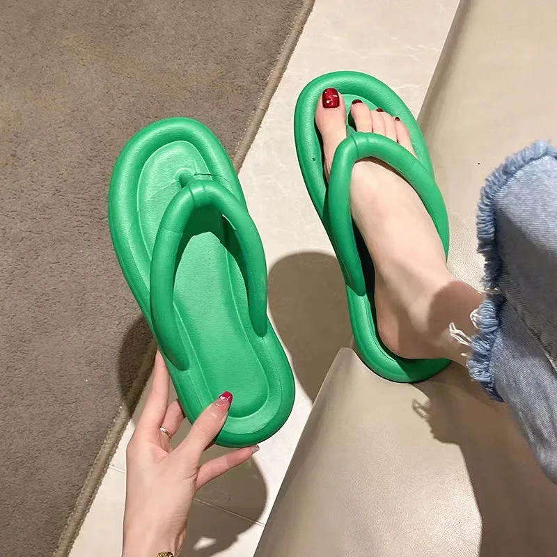 Women Candy Colors Summer Beach Sandals Flip Flops Soft Bottom Platform Slippers Woman Comfy Non Slip Flat Slide Sandals 2023
Women Candy Colors Summer Beach Sandals Flip Flops Soft Bottom Platform Slippers Woman Comfy Non Slip Flat Slide Sandals 2023