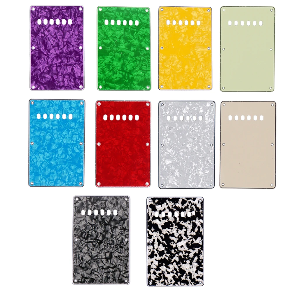 ABS 6 Holes Guitar Tremolo Cavity Cover Back Plate Standard Guitar Replacement For ST SQ Electric Guitar Part Accessories
ABS 6 Holes Guitar Tremolo Cavity Cover Back Plate Standard Guitar Replacement For ST SQ Electric Guitar Part Accessories