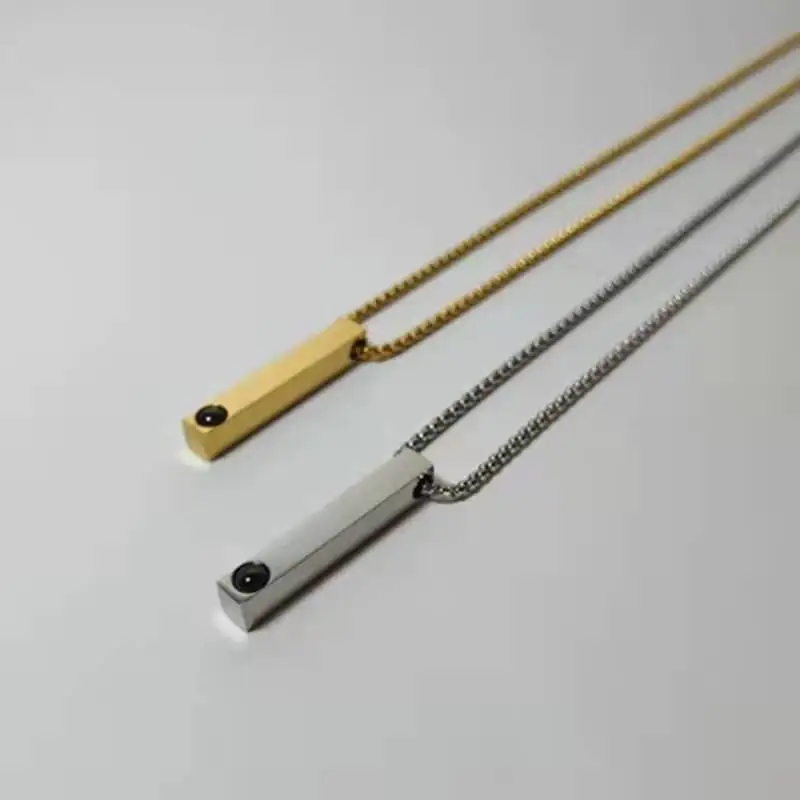 Personalized Custom Photo Picture Stainless Steel Bar Shape Pendant Men's Projection Necklace Jewelry as Gift
Personalized Custom Photo Picture Stainless Steel Bar Shape Pendant Men's Projection Necklace Jewelry as Gift