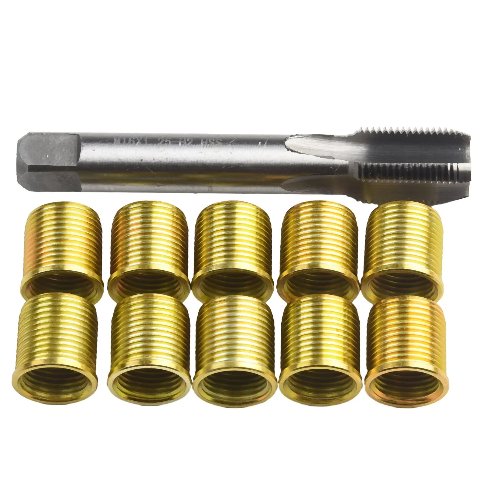 Вставки из нержавеющей стали M14X125 и кран M16X125 для эффективного ремонта резьбы на бензиновых двигателях и дизельных двигателях
Вставки из нержавеющей стали M14X125 и кран M16X125 для эффективного ремонта резьбы на бензиновых двигателях и дизельных двигателях