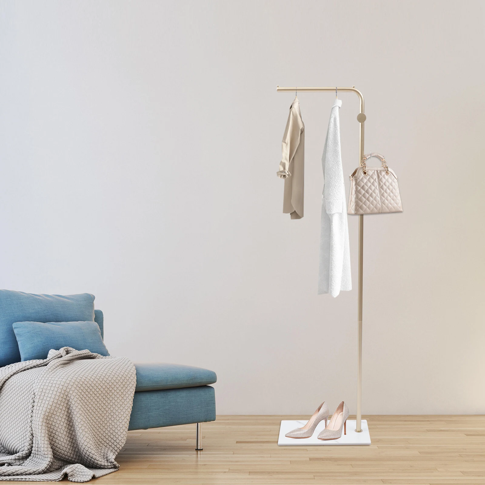 Clothes Rack Freestanding Clothes Storage Stand for Store Bedroom Space Saving Dress Display Hanger Towel Holder
Clothes Rack Freestanding Clothes Storage Stand for Store Bedroom Space Saving Dress Display Hanger Towel Holder